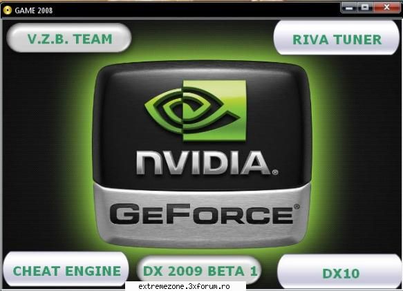 nvidia ati game utilities his program can increase your ingame exe incule:1: 102: 2009 (beta)3: riva