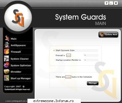 1.0.0.2 system guards consists six spy ware used scan any device for any malware, viruses trojans