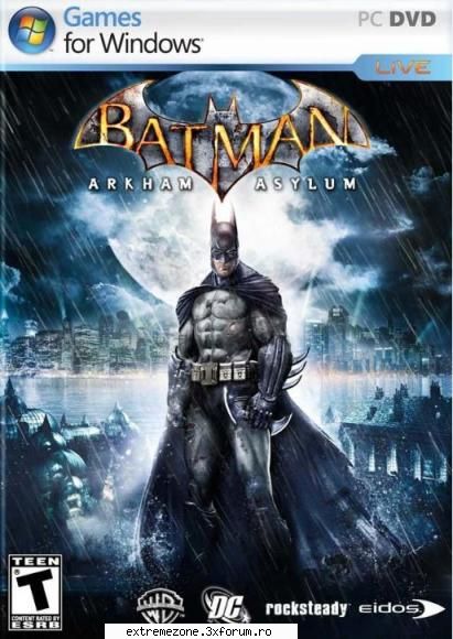 batman arkham asylum release name: 7.94 gbbatman: arkham asylum exposes players unique, dark and