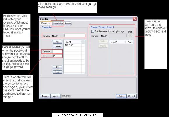 Bifrost 1.2.1d - Acesta e un creeator de trojan Este un trojan - HACKING TOOLS