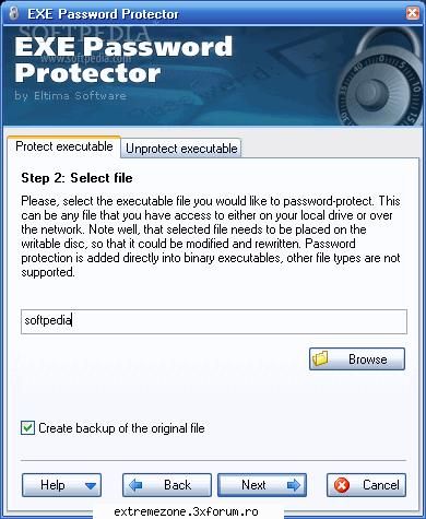 EXE Password Protector 1.1 - EXE Password Protector is a system utility that - APPLICATIONS FREE DOWNLOAD