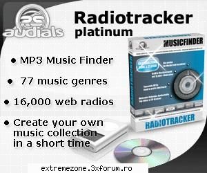 Radiotracker Platinum v - The Number One MP3 music solution -- Find - APPLICATIONS FREE DOWNLOAD
