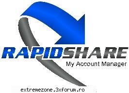RapidShare My Account Manager V2.5.4 - RapidShare My Account Manager V2.5.4 - APPLICATIONS FREE DOWNLOAD