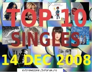 Top 10 Singles 14th Dec 2008 - 01. Leona Lewis - Run 02. Kings Of Leon - Use - MUSIC FREE DOWNLOAD