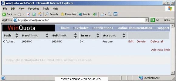 WinQuota v4.5.1 - This kind of application is useful particularly - APPLICATIONS FREE DOWNLOAD
