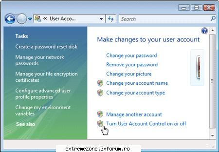 te duci in control panel/user user account control on or off. when prompted, restart the computer!