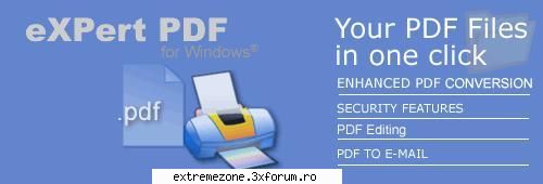 eXPert PDF Professional Edition - eXPert PDF Professional Edition | 25 MB eXPert - APPLICATIONS FREE DOWNLOAD